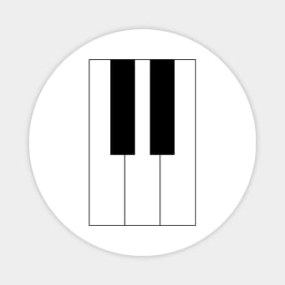 Piano Keyboard (C,D,E) Magnet